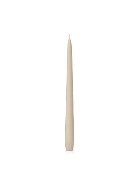 Moreton Taper Candle 25cm - Sandstone - The Pretty Prop Shop Parties