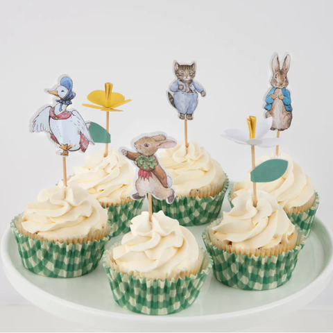 Peter Rabbit™ In The Garden Cupcake Kit (x 24 toppers) - The Pretty Prop Shop Parties