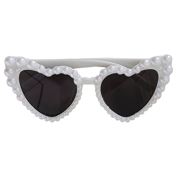 Heart Shaped Bride Sunglasses - Hen Party Additions - The Pretty Prop Shop Parties