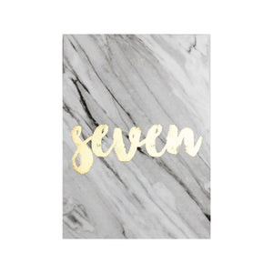 Marble Paper Table Numbers 1-10 - The Pretty Prop Shop Parties