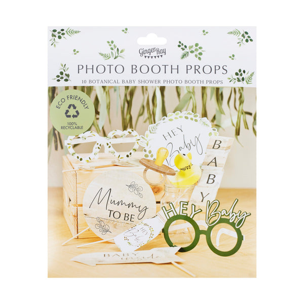 Botanical Photobooth Prop Set - Botanical Baby - The Pretty Prop Shop Parties