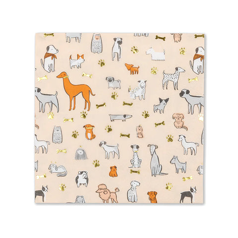 Bow Wow Large Napkins - The Pretty Prop Shop Parties