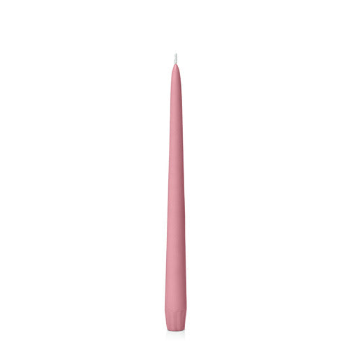 Moreton Taper Candle 25cm - Dusty Pink - The Pretty Prop Shop Parties