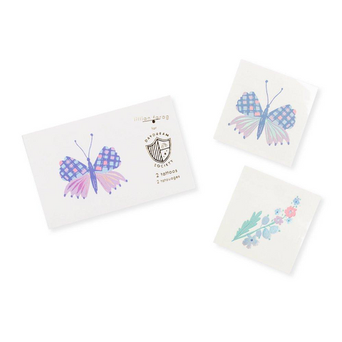 Flutter Temporary Tattoos - The Pretty Prop Shop Parties