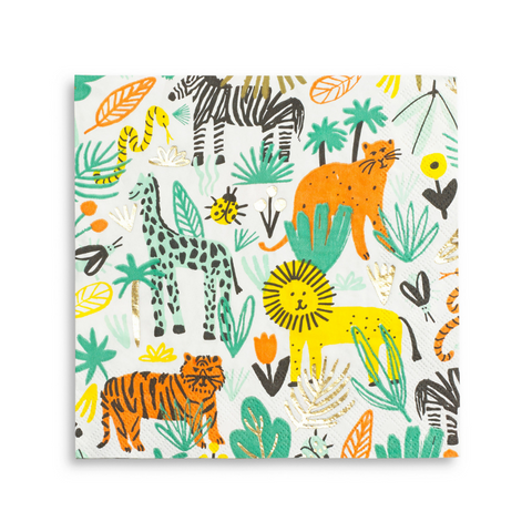 Into The Wild Large Napkins - The Pretty Prop Shop Parties