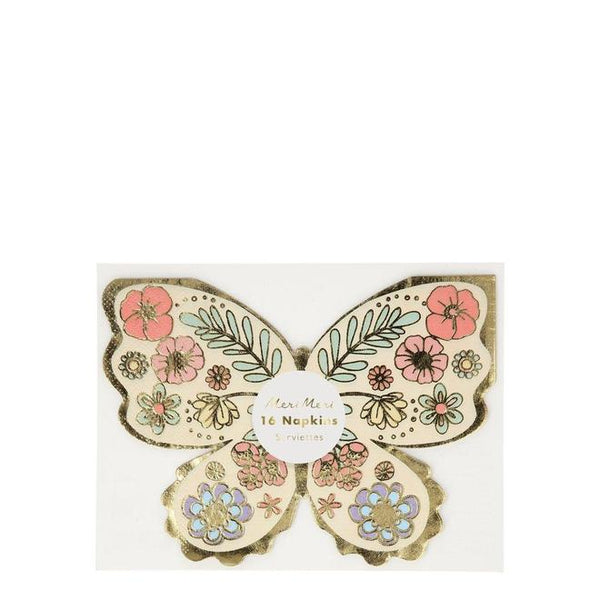 Floral Butterfly Napkins - The Pretty Prop Shop Parties