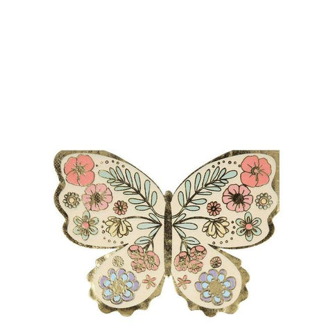 Floral Butterfly Napkins - The Pretty Prop Shop Parties