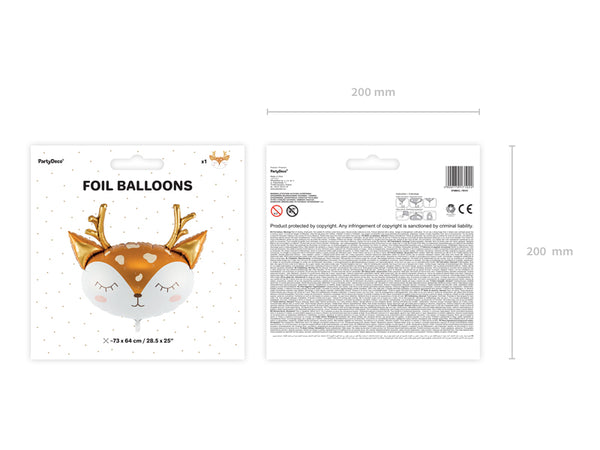Deer Foil Balloon - The Pretty Prop Shop Parties