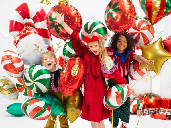 Candy Cane Foil Balloon - The Pretty Prop Shop Parties