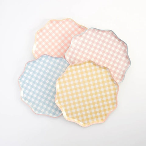 Gingham Side Plates - The Pretty Prop Shop Parties