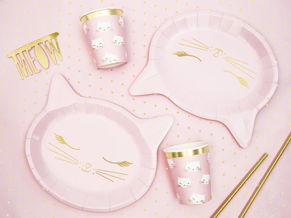 Kitty Cat Paper Plates - The Pretty Prop Shop Parties