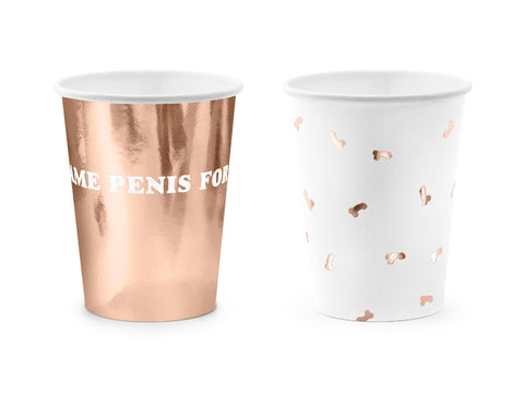 Same Penis Forever Paper Cups - The Pretty Prop Shop Parties