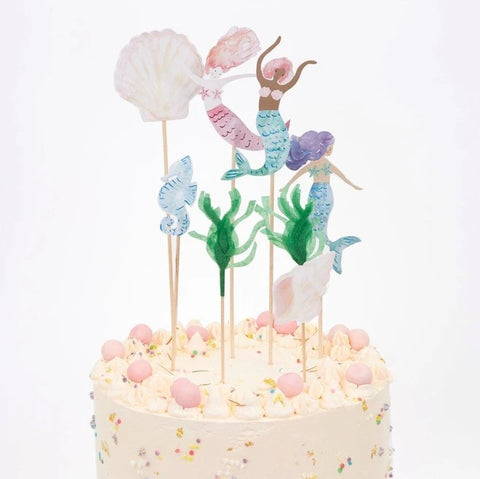 Mermaid Cake Toppers - The Pretty Prop Shop Parties