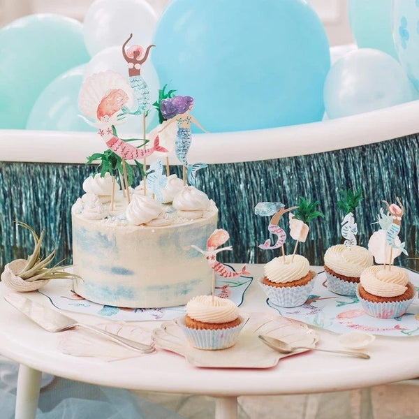 Mermaid Cake Toppers - The Pretty Prop Shop Parties