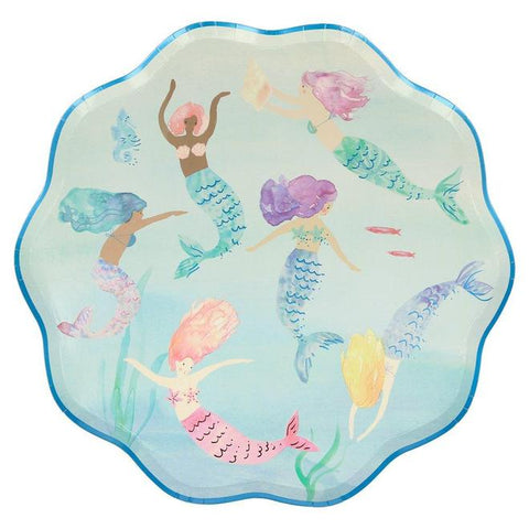 Mermaids Swimming Plates - The Pretty Prop Shop Parties