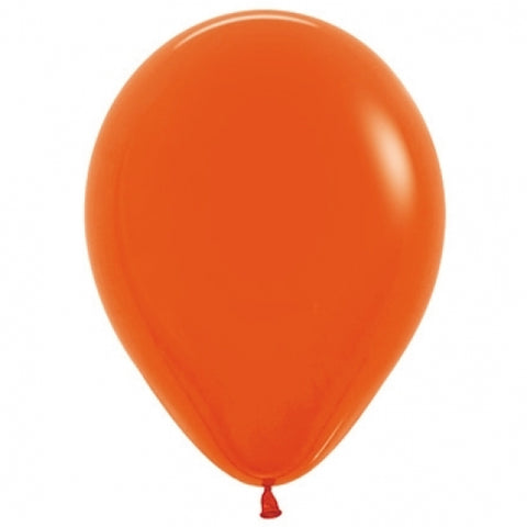 30cm Balloon Orange (Single) - The Pretty Prop Shop Parties