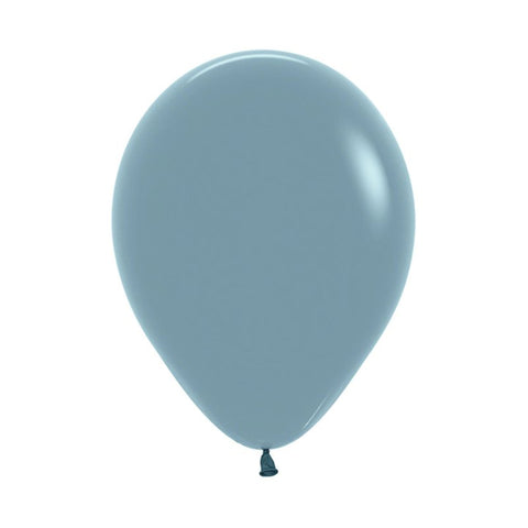 30cm Balloon Pastel Dusk Blue (Single) - The Pretty Prop Shop Parties