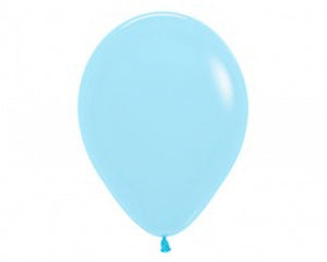30cm Balloon Pastel Matte Blue (Single) - The Pretty Prop Shop Parties