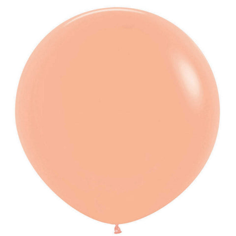 60cm Balloon Peach (Single) - The Pretty Prop Shop Parties