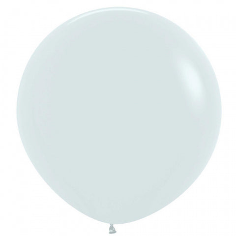60cm Balloon White (Single) - The Pretty Prop Shop Parties