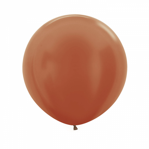 60cm Balloon Metallic Copper (Single) - The Pretty Prop Shop Parties
