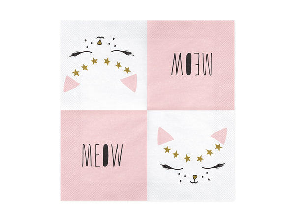 Kitty Cat Napkins - The Pretty Prop Shop Parties