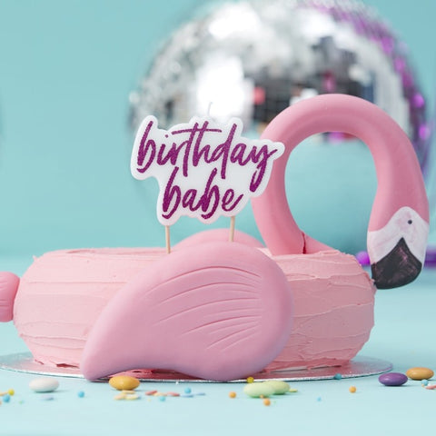 Birthday Babe Glitter Candle - The Pretty Prop Shop Parties