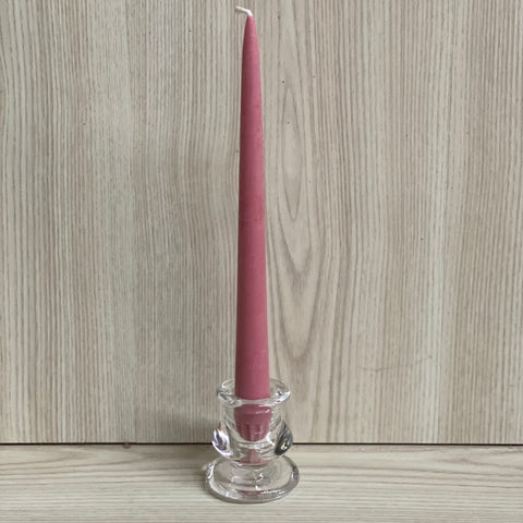 Moreton Taper Candle 25cm - Dusty Pink - The Pretty Prop Shop Parties