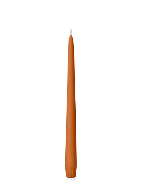 Moreton Taper Candle 25cm - Baked Clay - The Pretty Prop Shop Parties