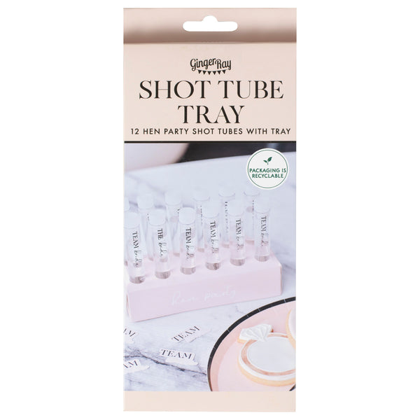 Team Bride Hen Party Shots with Tray - Future Mrs - The Pretty Prop Shop Parties