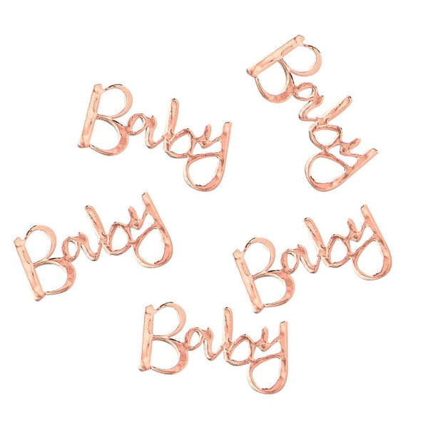 Rose Gold Baby Table Confetti - Twinkle Twinkle - The Pretty Prop Shop Parties