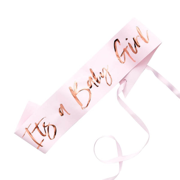 It's A Baby Girl Sash - Twinkle Twinkle - The Pretty Prop Shop Parties