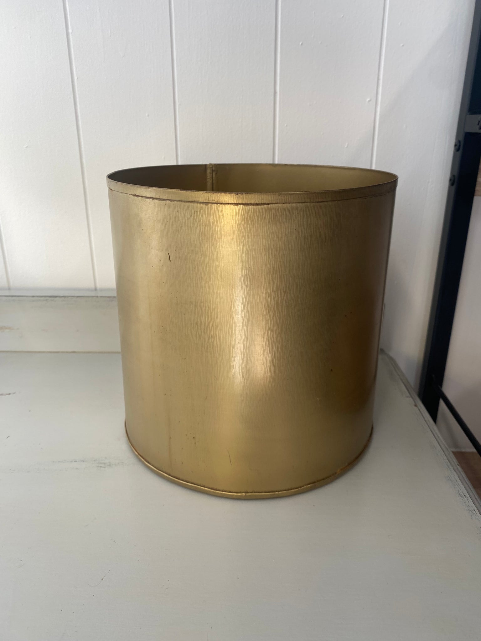 Brushed Brass Vase Extra Large - EX HIRE ITEMS
