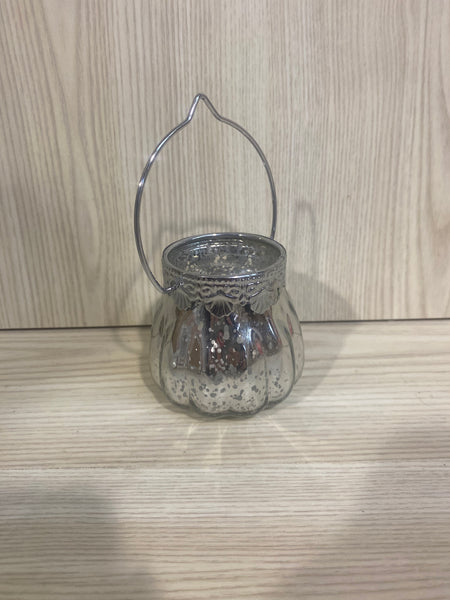 Crown Tealight Holder - Silver - EX HIRE ITEM - The Pretty Prop Shop Parties