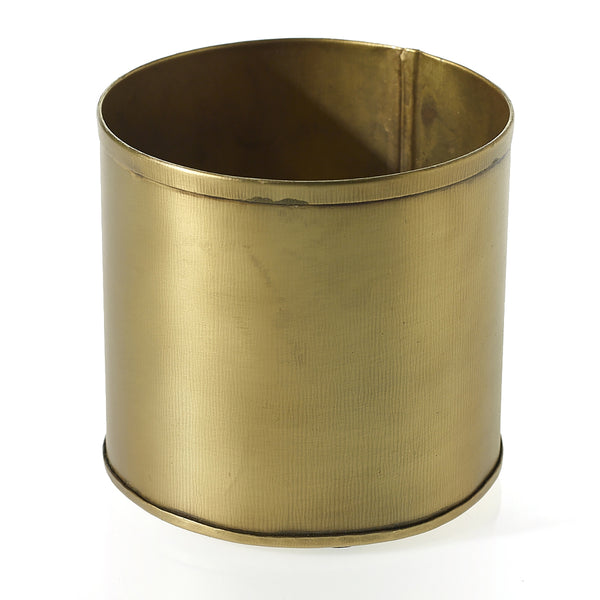Brushed Brass Vase Small - EX HIRE ITEMS