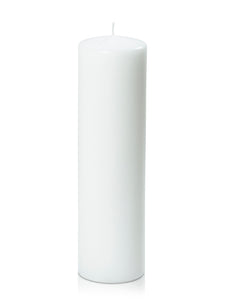 Pillar Candle 7x25cmH - White