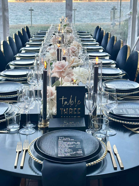 Moreton Taper Candle 25cm - Black