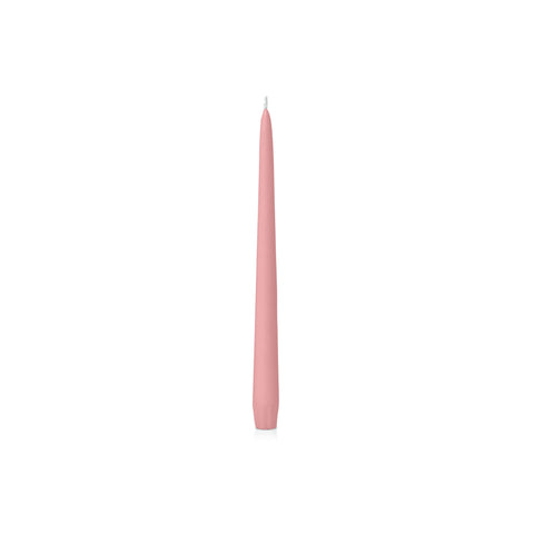 Moreton Taper Candle 25cm - Coral Pink - The Pretty Prop Shop Parties
