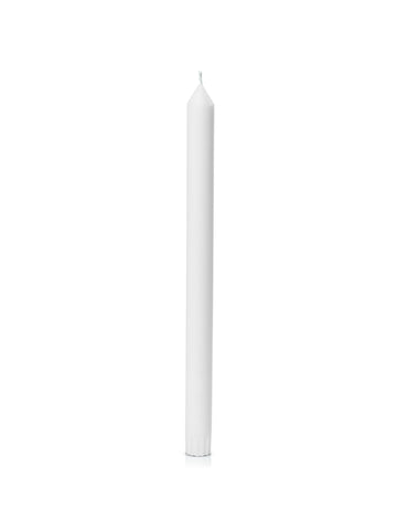 Moreton Eco Dinner Candle 30cm - White - The Pretty Prop Shop Parties