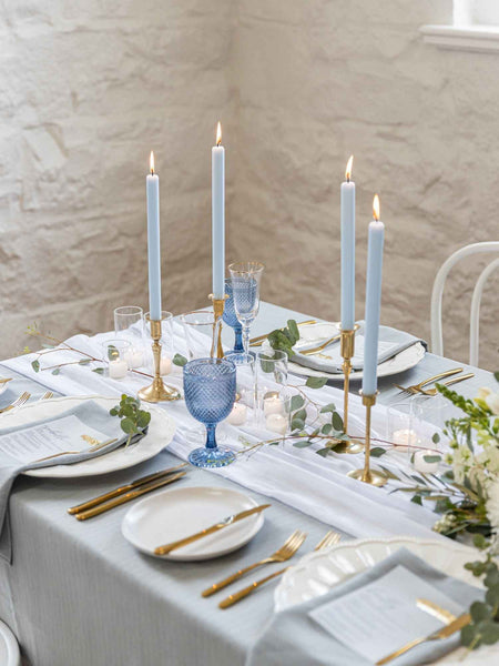 Moreton Taper Candle 35cm - French Blue