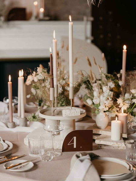 Moreton Taper Candle 35cm - Sandstone