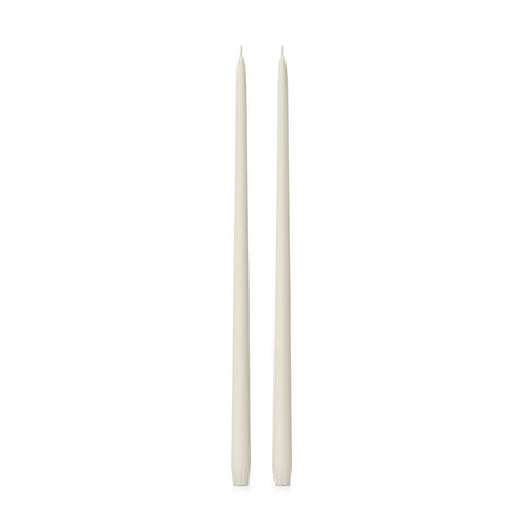 Moreton Taper Candle 45cm - Ivory - PACK OF 2