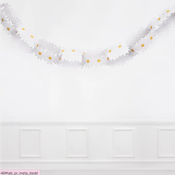 Daisy Paper Chains (x 48) - The Pretty Prop Shop Parties