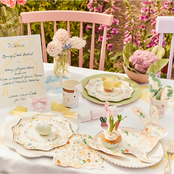 Elegant Floral Party Cups - The Pretty Prop Shop Parties
