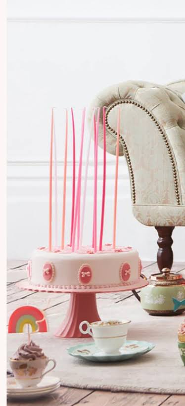 Tall Tapered Candles - Pink - The Pretty Prop Shop Parties