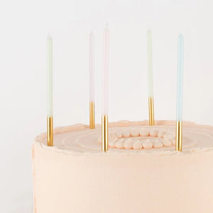 Ladurée Paris Gold Dipped Candles (x 16) - The Pretty Prop Shop Parties