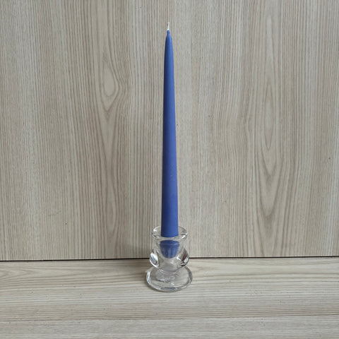 Moreton Taper Candle 25cm - Dusty Blue - The Pretty Prop Shop Parties