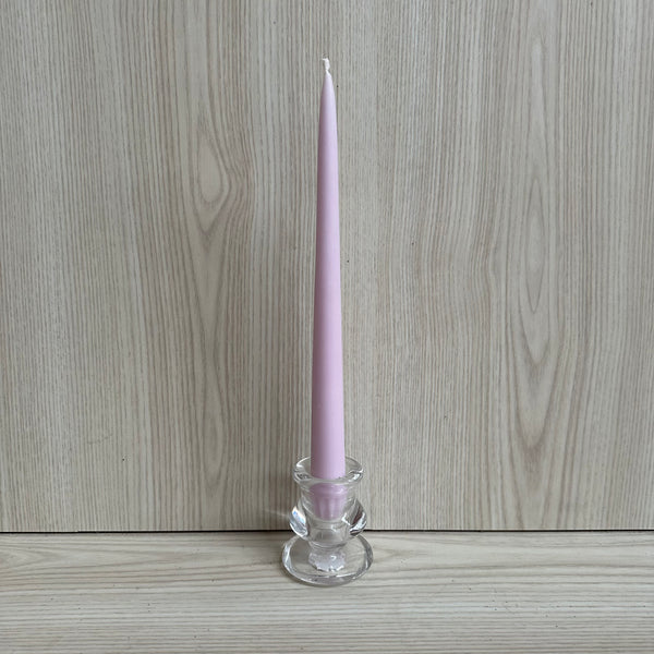 Moreton Taper Candle 25cm - Lilac - The Pretty Prop Shop Parties