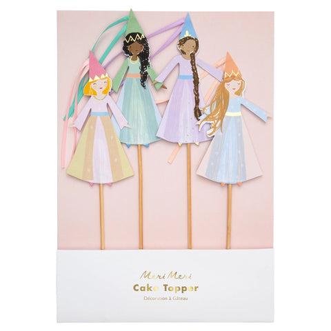 Magical Princess Cake Toppers (x 4)