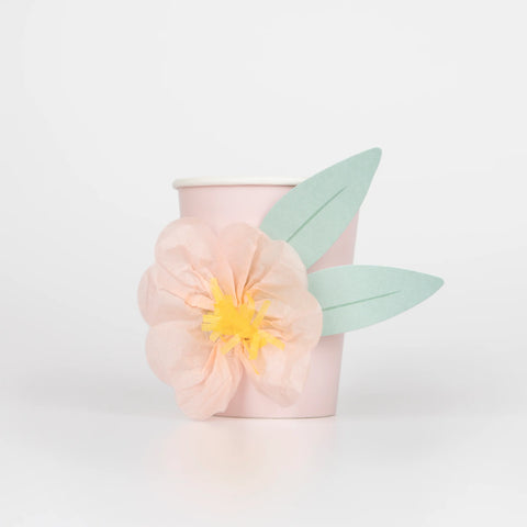 Paper Flower Cups (x 8) - The Pretty Prop Shop Parties